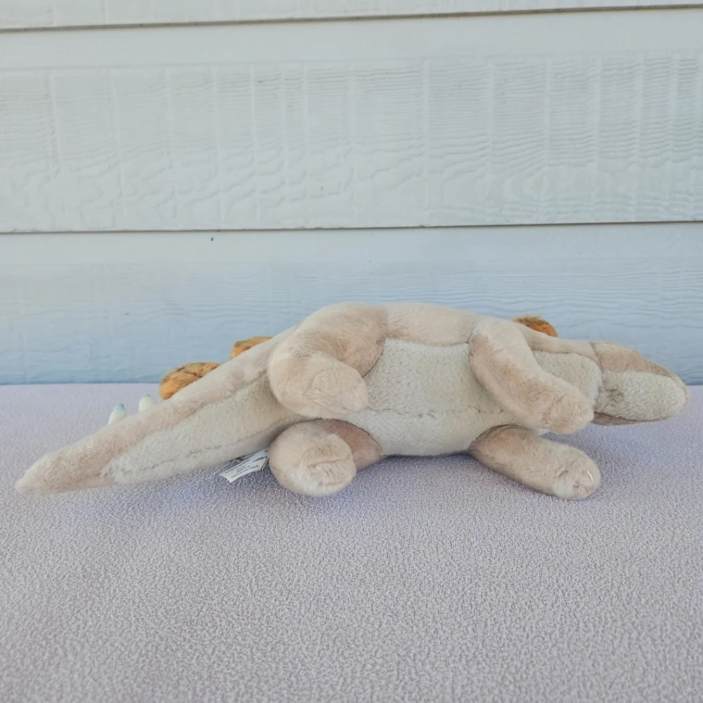 Dinosaur Stegosaurus Plush Demdaco Nate & Jules Brown Orange Stuffed Toy 17